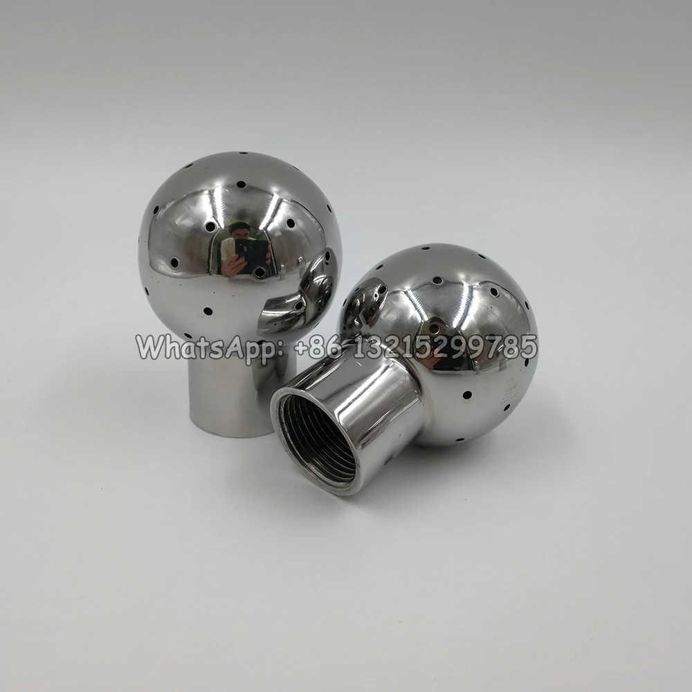 304 316 Stainless Steel Sanitary Fixed Spray Ball Tank Cleaning1/4" 3/8" 1/2" 3/4" 1" 1-1/4" 1-1/2" 2" BSP Female Thread