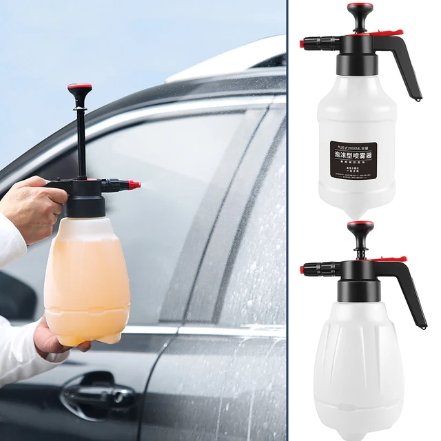 2L Foam Sprayer Car Wash High-Pressure Soap Cleaning Tool Garden Water  Bottle Auto Nozzle Watering Automobile Wash Supplies - AliExpress