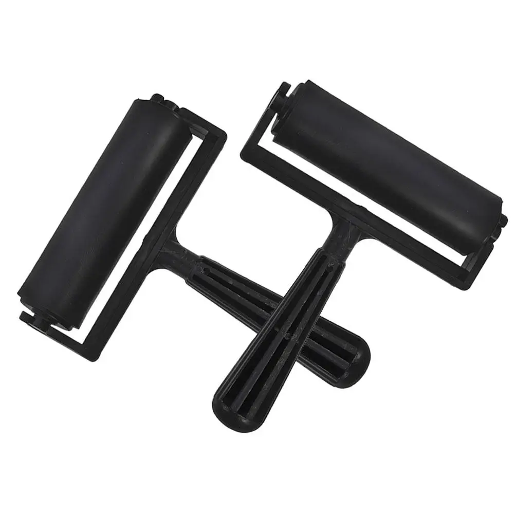 2Pcs 인쇄용 롤러 오일 잉크 다이아몬드 아트 페인팅 공예 DIY 스탬핑 도구 아트 용품 소형 다기능