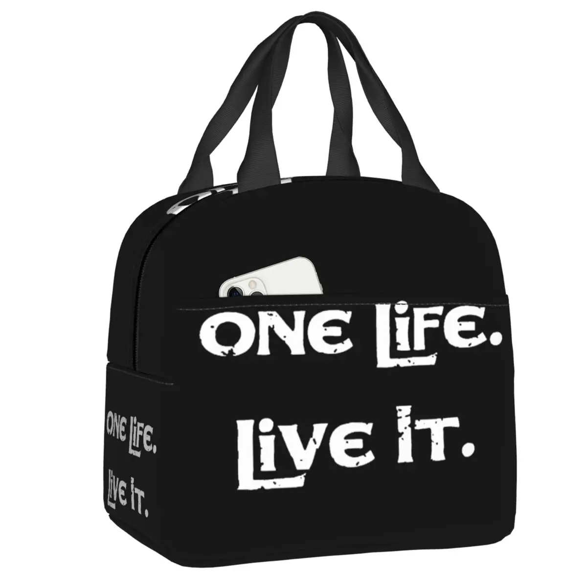 

Термоизолированные сумки для обеда One Life Live It, Женский многоразовый контейнер для обеда для работы, школы, путешествий, многофункциональная коробка для еды