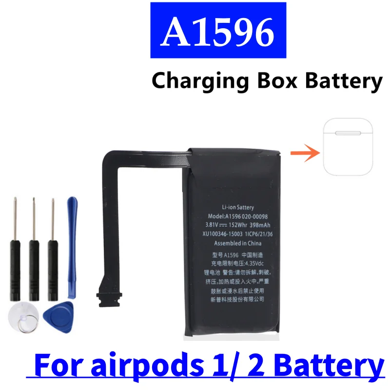 Enhanced AirPods Replacement Battery with Free Tools
