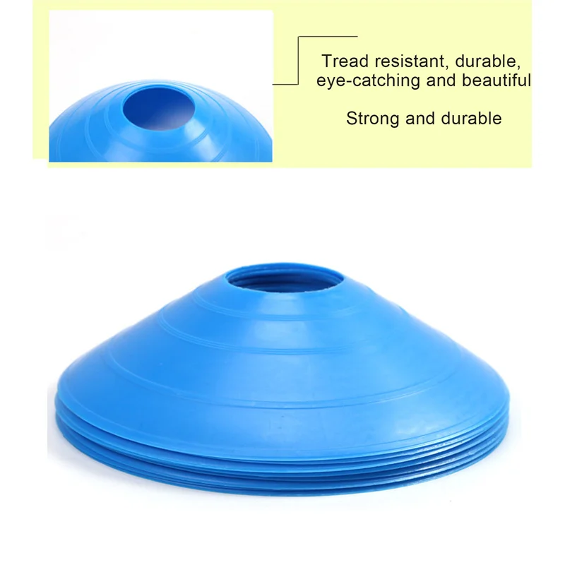 Nuovo 1PC Disc Cone Set Multi Sport Training Space Cones con supporto in plastica per calcio Football Ball Game Disc 5 colori