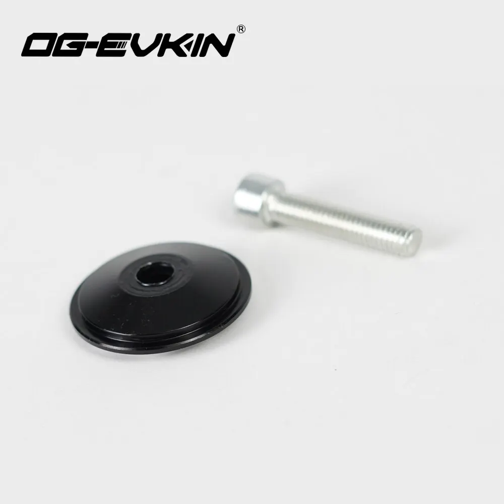 Bicycle Headset OG-EVKIN HC-002 Aluminum Alloy Top Cap 35mm Bolt 1-1/8