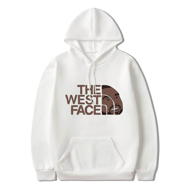 THE WEST FACE KANYE WEST THEMED HOODIE (10 VARIAN)