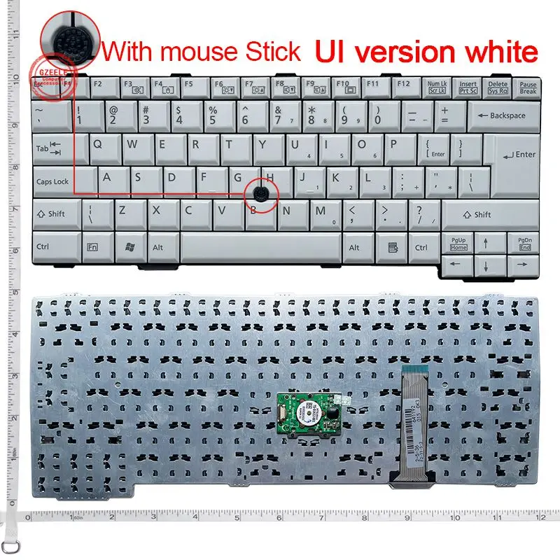 Teclado Inglês para Lifebook Fits Fujitsu E751 E741 E752 E781 S782 S781 S751 S792 Ah701 S752 Eua - Imagem 5