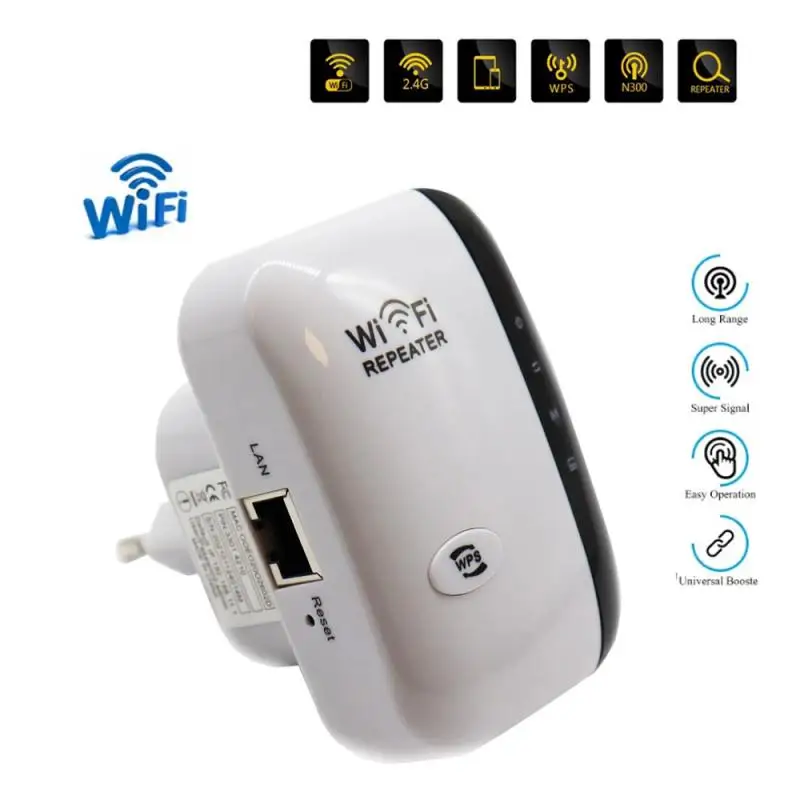Ripetitore Wifi Wireless 300Mbps Amplificatore Extender Wifi Ripetitore Wifi Ripetitore Segnale Fi 802.11N Punto Di Accesso Ripetitore