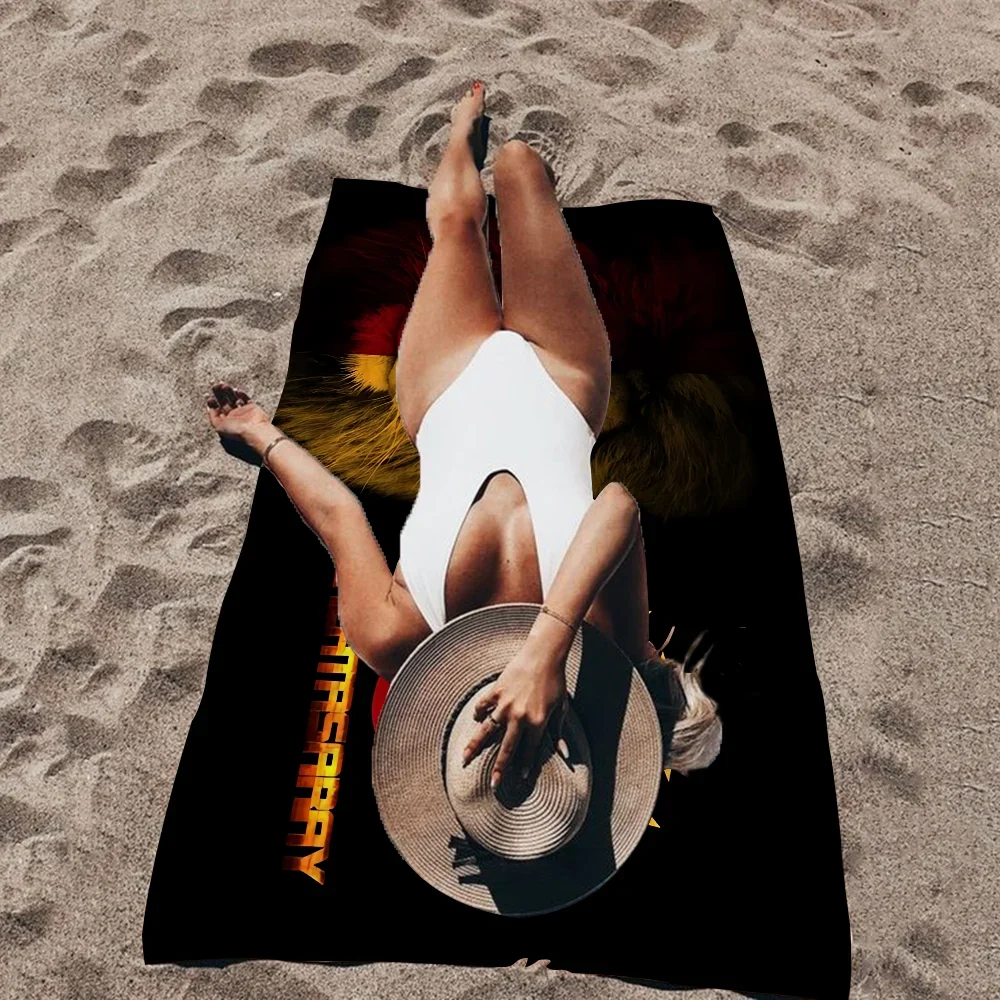 G-Galatasarays Logo Microfiber Printed Beach Towel Mountain Climbing Yoga Beach Swimming Running Absorbent Soft Towel 2