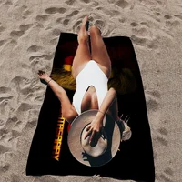 G-Galatasarays Logo Microfiber Printed Beach Towel Mountain Climbing Yoga Beach Swimming Running Absorbent Soft Towel 2