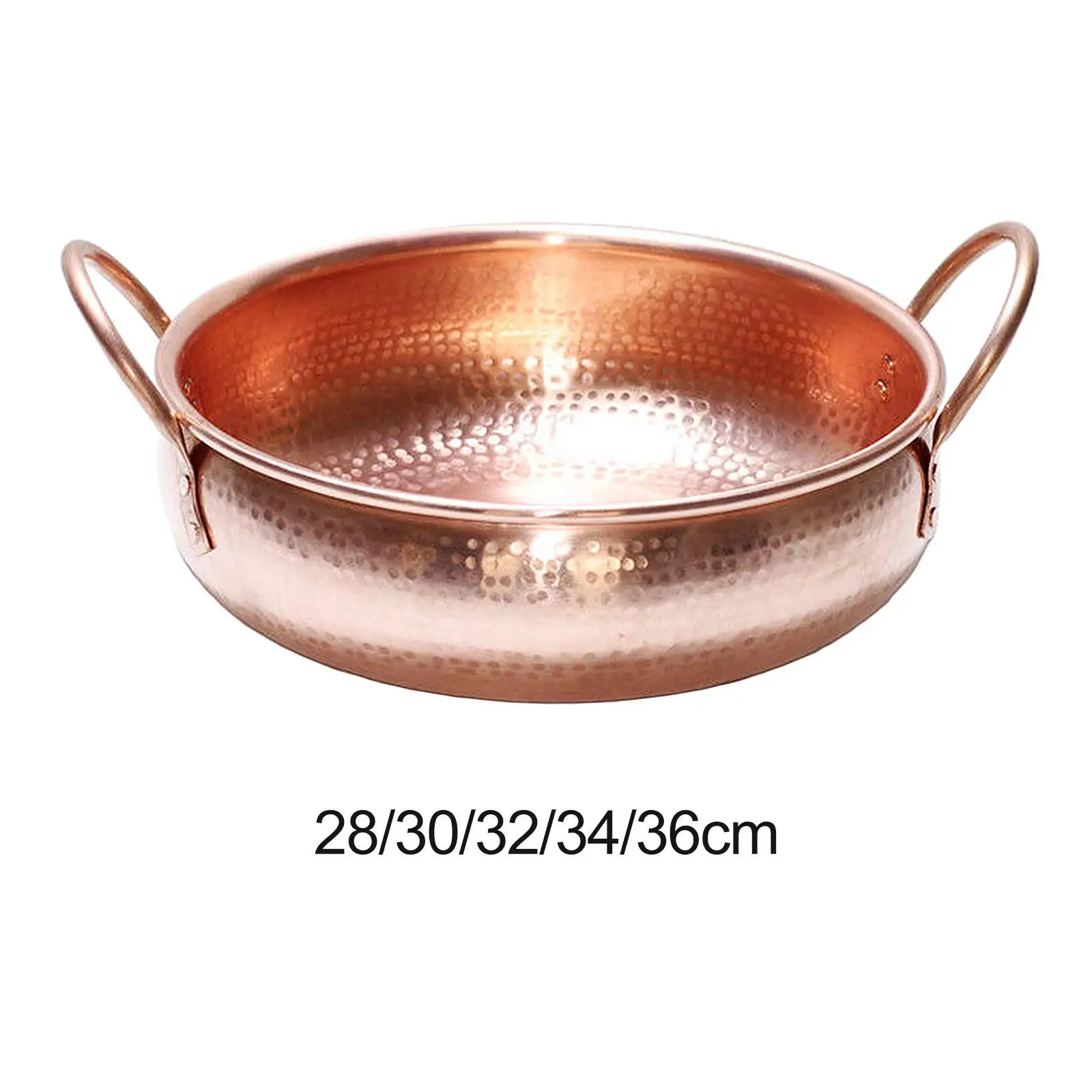 Copper Serving Bowl Hot Pot Pan No Lid Hammered Decorative Copper Cooking Pot Copper Serving Bowl Hot Pot Pan No Lid Hammered Decorative Copper Cooking Pot
