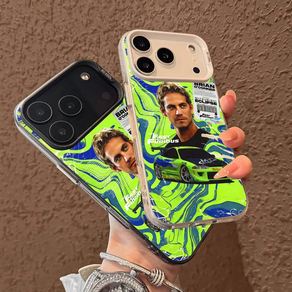 Fast and Furious Paul Walker Themed Colored Back Cover