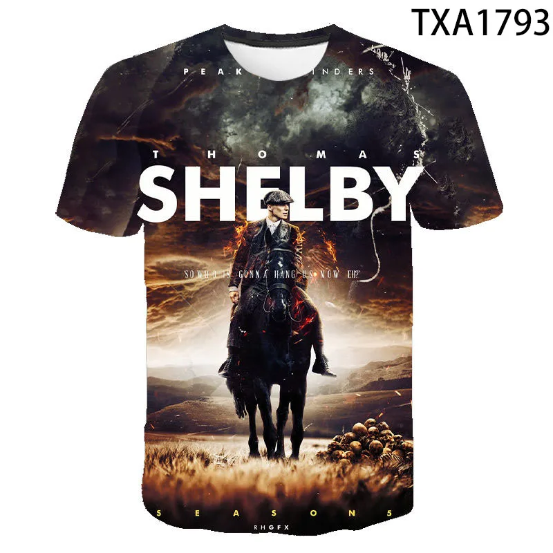 

2020 New Summer 3D T shirt Peaky Blinde Men Women Children Fashion Streetwear Boy Girl Kids Printed T-shirts Cool Tops Tee