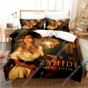 2025 New Zahide Bedding Set Single Twin Full Queen King Size Bed Set Adult Kid Bedroom Duvetcover Sets Anime Bed 5