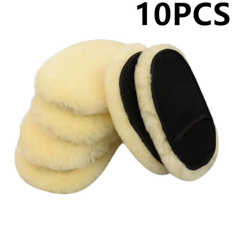 2/5/10PCS Car wool and cashmere washing gloves car cleaning gloves
