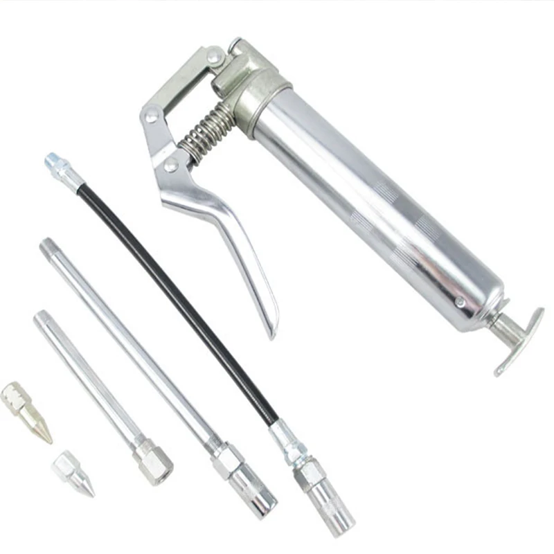 

120Cc Grease Gun Mini Pistol Grip Grease Gun Tool Kit For Car Lube Dispenser With Grease Car SUV Truck Train Aircraft