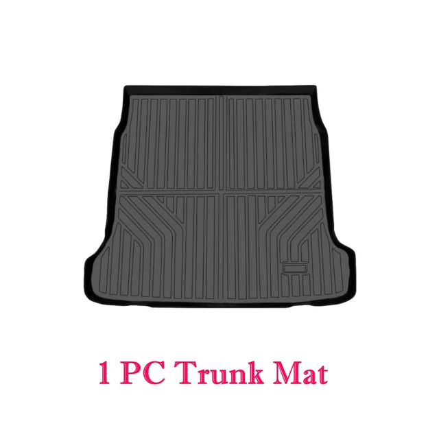 Tapis De Coffre 3D Sur Mesure Hyundai IONIQ 6 2024-2025 - Protection Haute Bord 5 Cm TPE Antidérapant