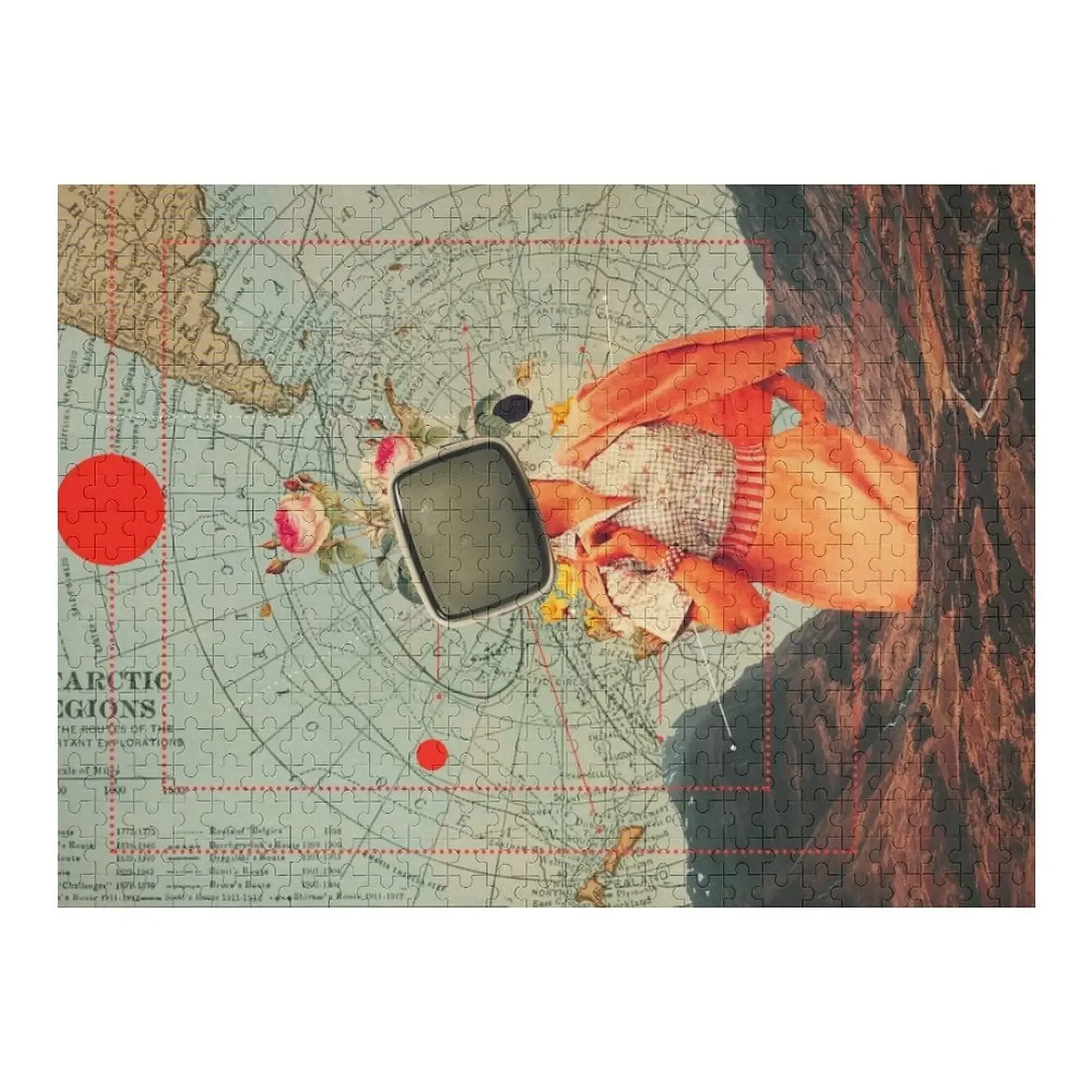 

Antarctic Broadcast Jigsaw Puzzle Wooden Animal Custom Name Child Toy Custom Name Wood Puzzle