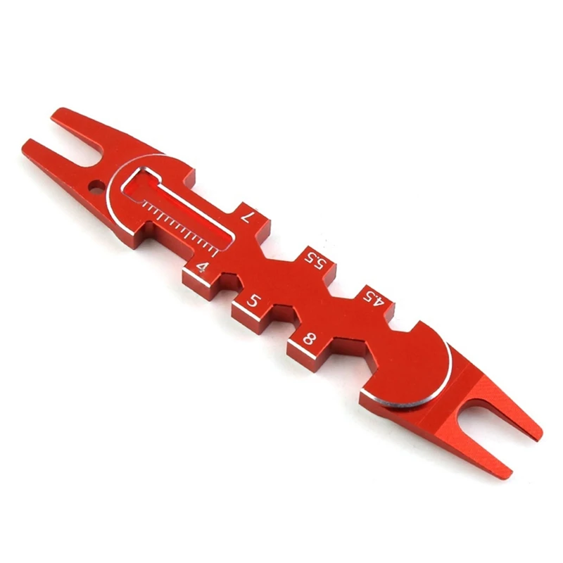 

FBIL-Multifunction RC Special Tool 4/4.5/5/5.5/7/8MM Wrench Ball Joint Tools Ball End Remover For RC Car Drone Boat Tools