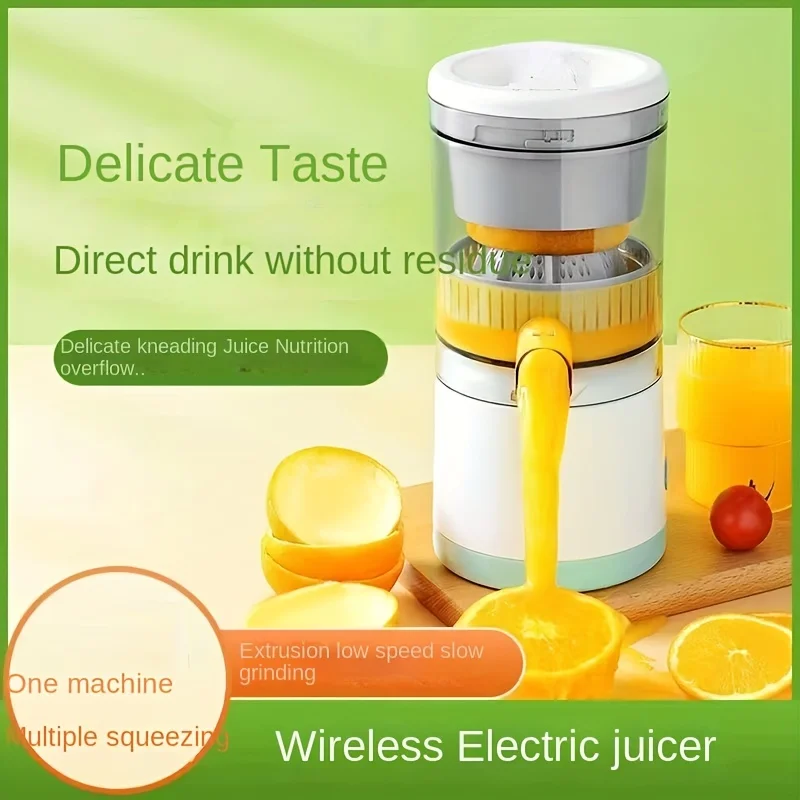 1Pc Enjoy Fresh Juice Anywhere: Compact, Detachable 0.5L Juicer with USB Rechargeable Battery and Easy Operation 3