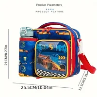 Multi functional pattern cooler lunch box, fresh and portable insulated Oxford lunch bag, children's hot food picnic lunch bag 2