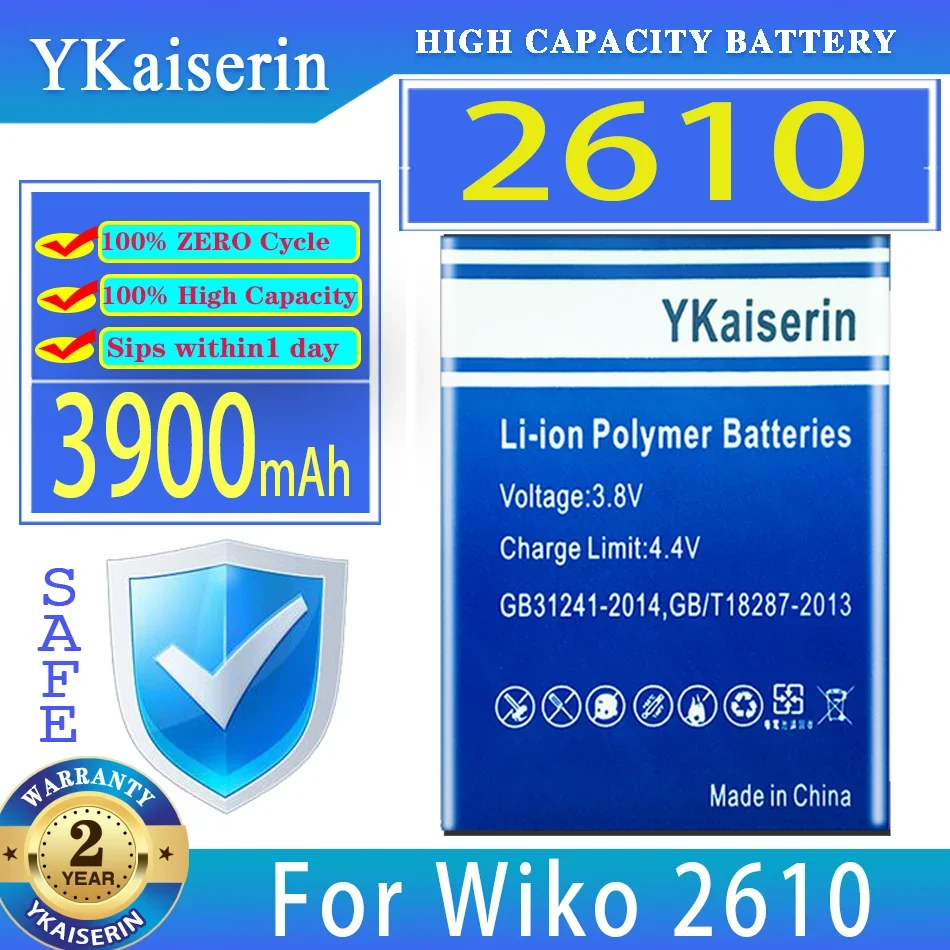 Batteria Ykaiserin 3900Mah Per Telefono Cellulare Wiko 2610 Bateria