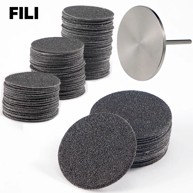 Replaceable Sandpaper With Metal Disk Foot Care Polishing Sanding Paper