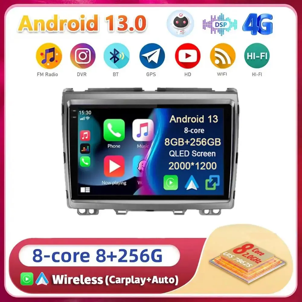 

Android 13 Car Radio Stereo For Mazda 8 MPV LY 2006 -2016 Autoradio Multimedia Player Auto CarPlay GPS Navigation DSP 360 Camera