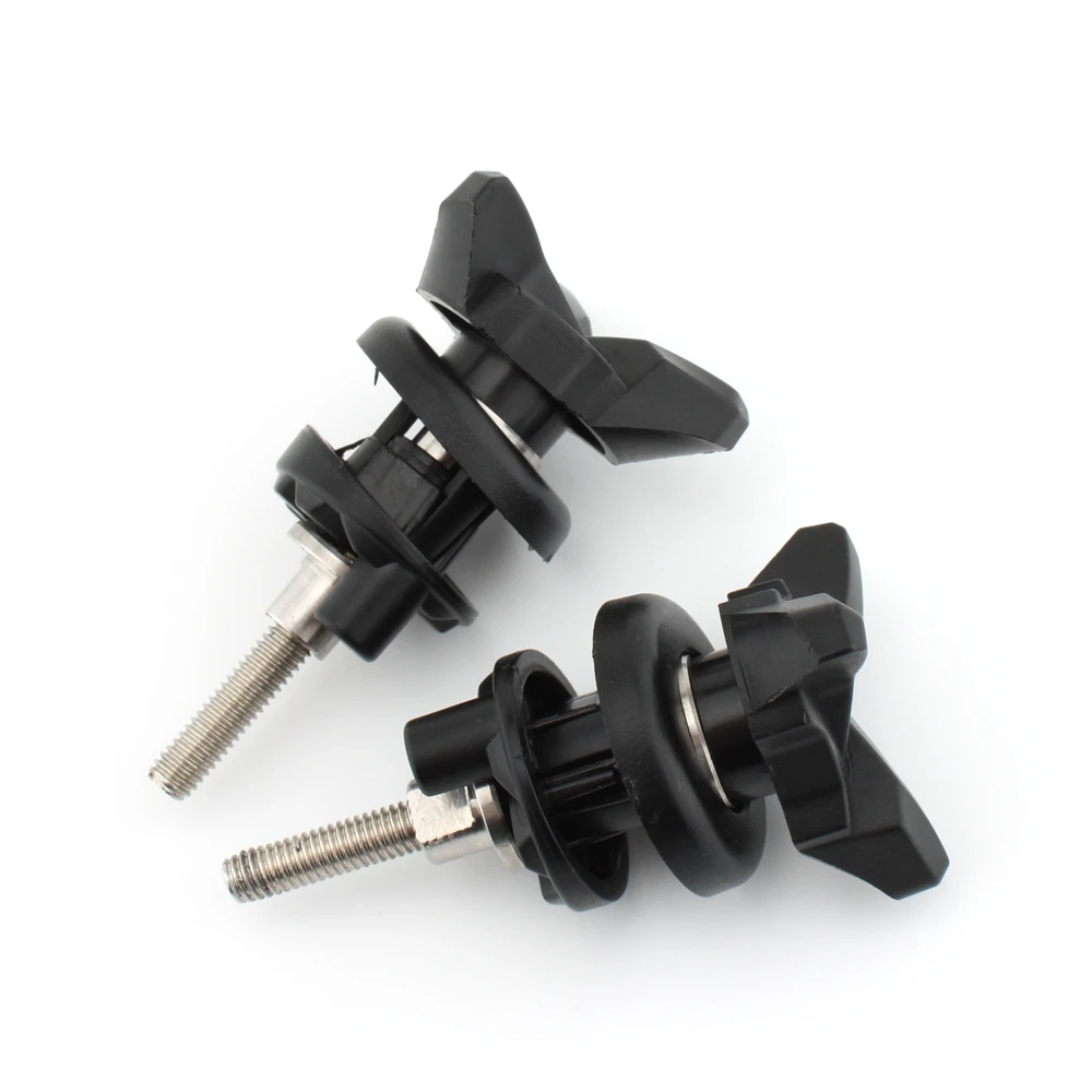2PCS Windshield Lock Adjustment Screw Windscreen Mount Clip Clamp Bolt Parts Accessories For BMW R1200GS ADV R 1200 GS 2004 -