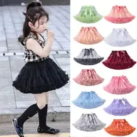 Baby Girls Tutu Fluffy Skirt Toddler Princess Ballet Dance Tulle Mesh Skirt Kids Cake Skirt Cute Girls Clothes Pettiskirt Skirts