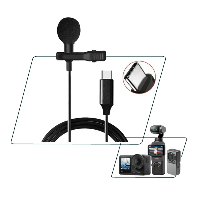 DJI MIC さしあげ ワイヤレスマイクロフォン 充電コード無USB TYPE-C