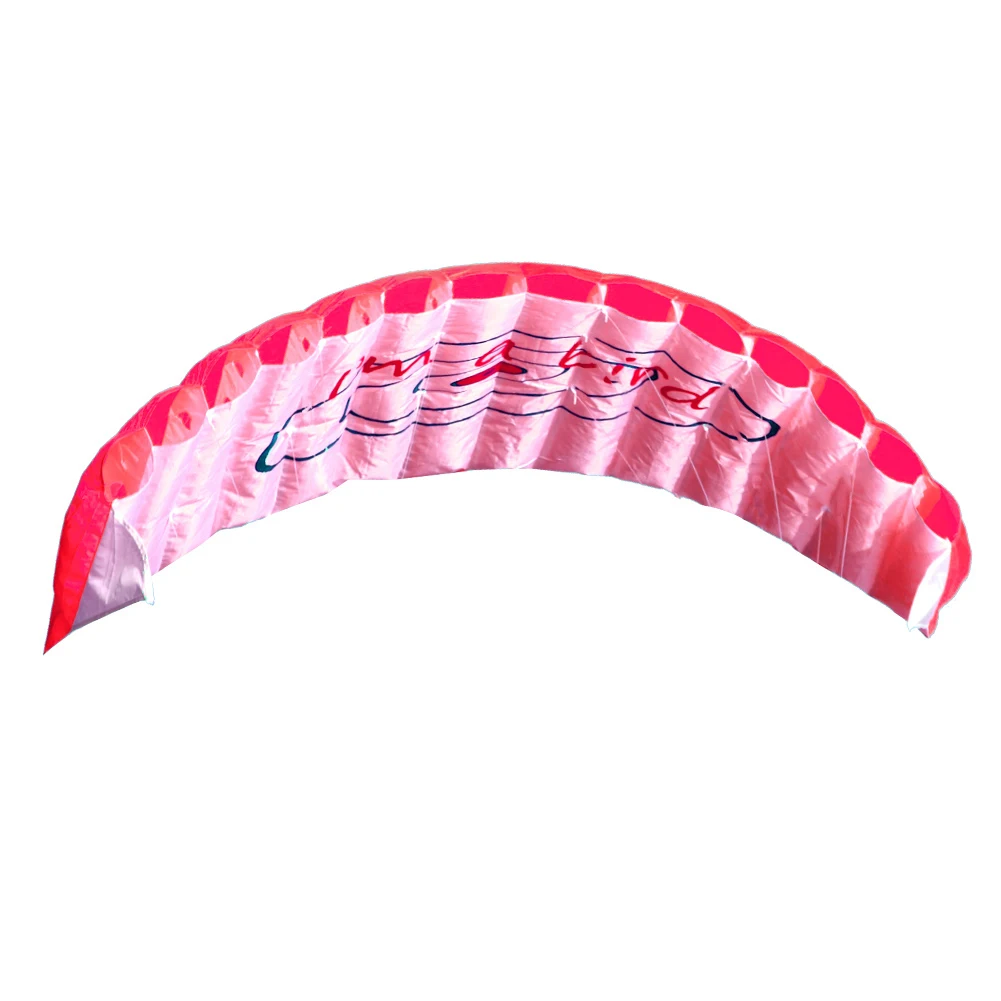 Nylon Double Line Kitesurf Parachute Kite for Beach Outdoor Fun