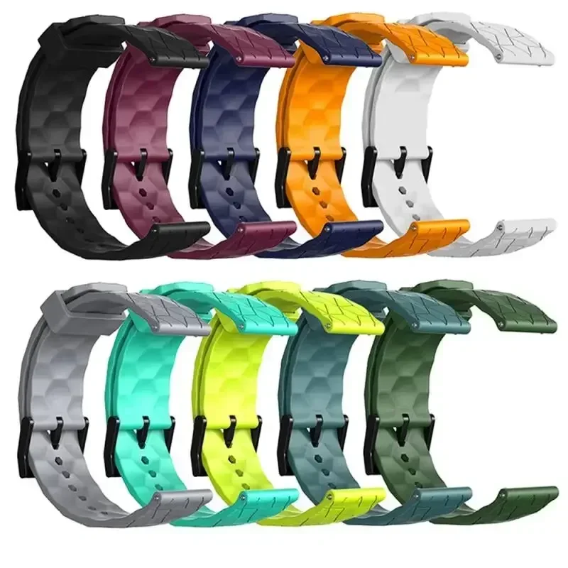 Durable Silicone Watch Band - 20mm/22mm