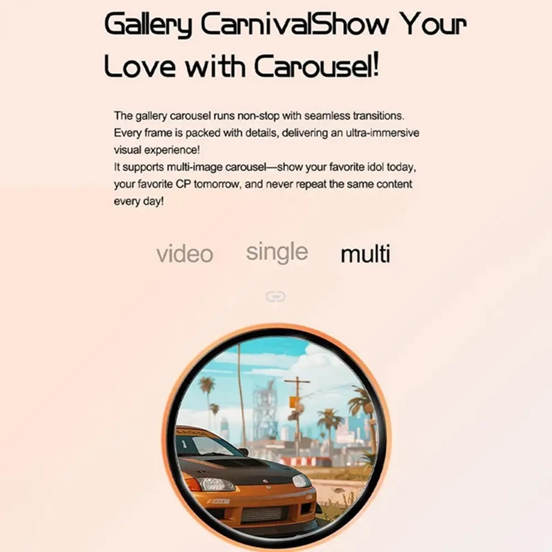 레노버 ACG 애니메이션 E-배지 디스플레이 핀 다이나믹 전자 배지 애니메이션 상품 디지털 디스플레이 배지 다이나믹 2D 팬덤 선물용