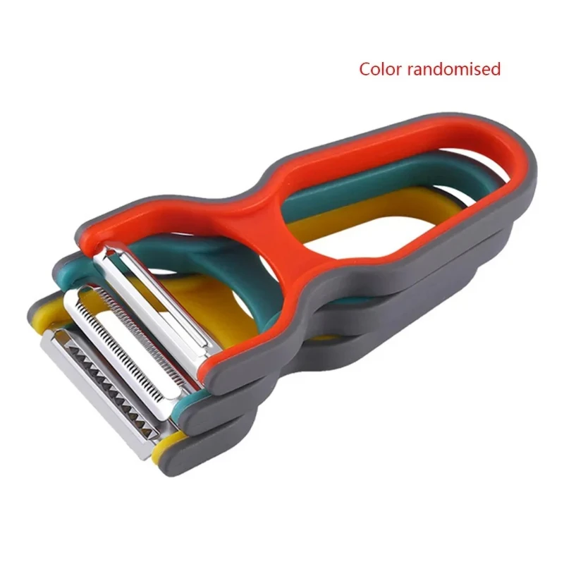 1/3pcs Peeler, Scraper, Stainless Steel Fruit, Potato and Apple Peeler, Three Colors Available, Kitchen Small Tool