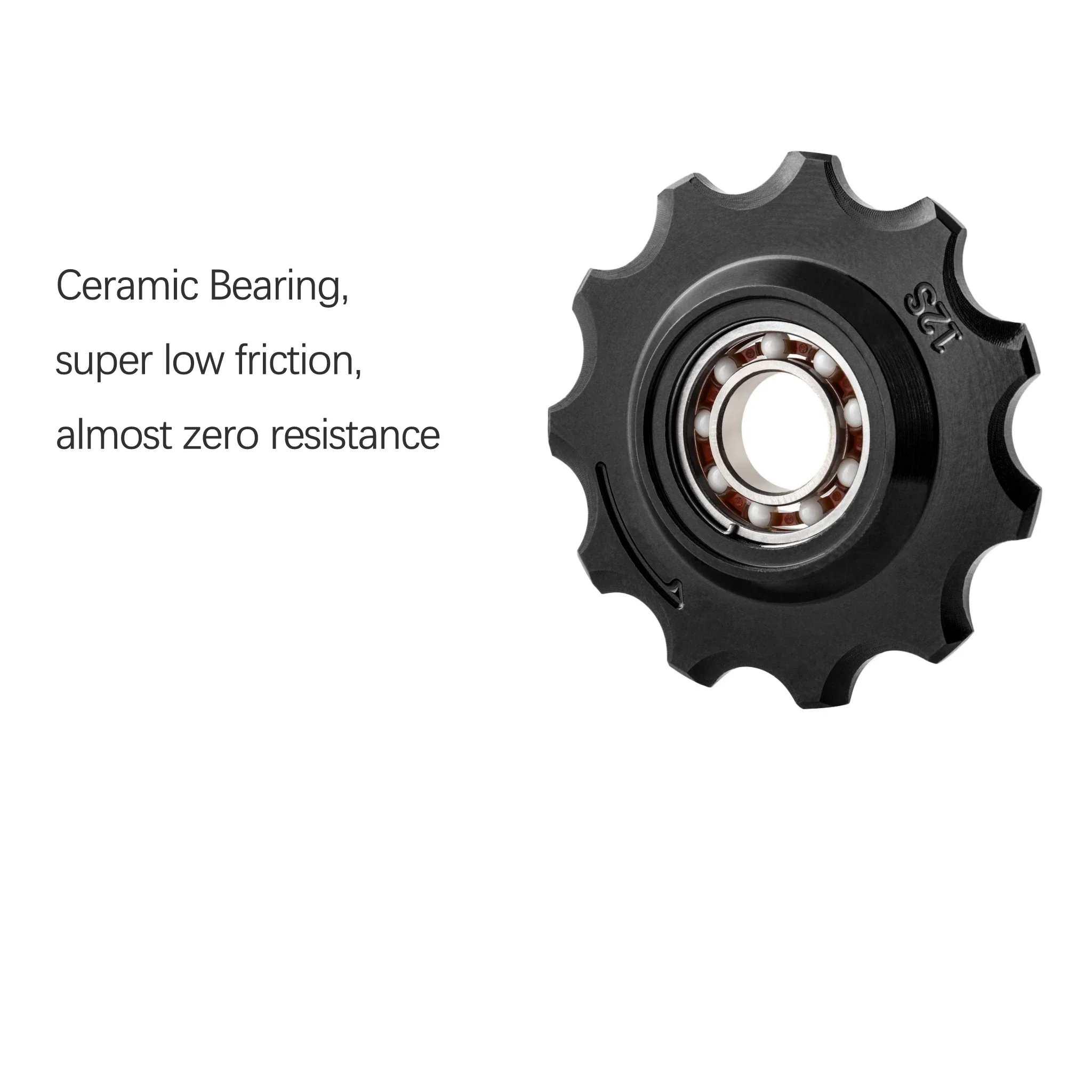 DJC 12 Speed Bike Ceramic Bearing Pulley Wheel Guide Roller