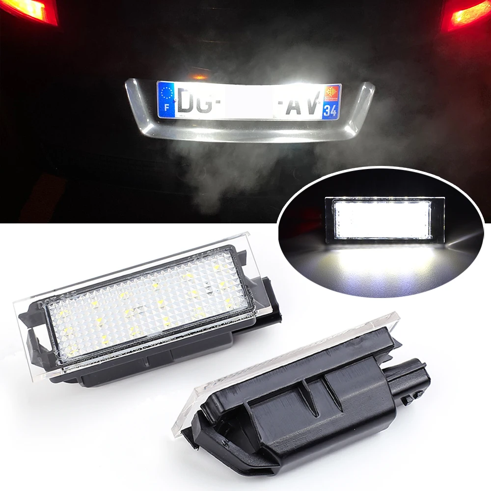 Pack Leds plaque d'immatriculation pour Renault Laguna 2