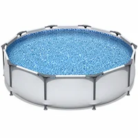Ensemble de piscine Steel Pro MAX 305x76 cm, piscine ronde gonflable pour la famille, la cour, le jardin, avec parois renforcées Tritech, système FrameLink, installation facile, plaisir estival durable 7