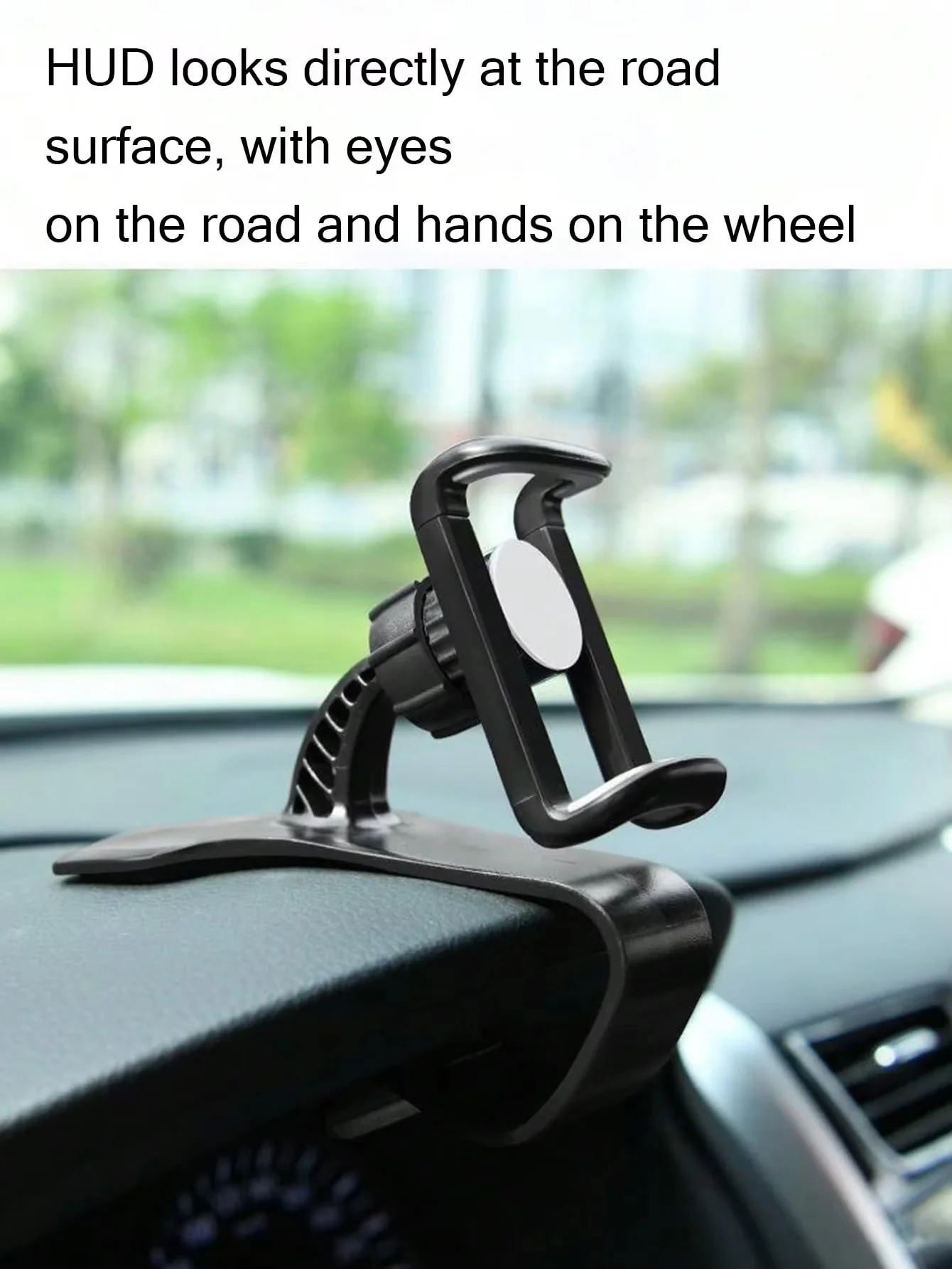 Universal 360° Rotating Car Dashboard Phone Holder & Mounting Bracket