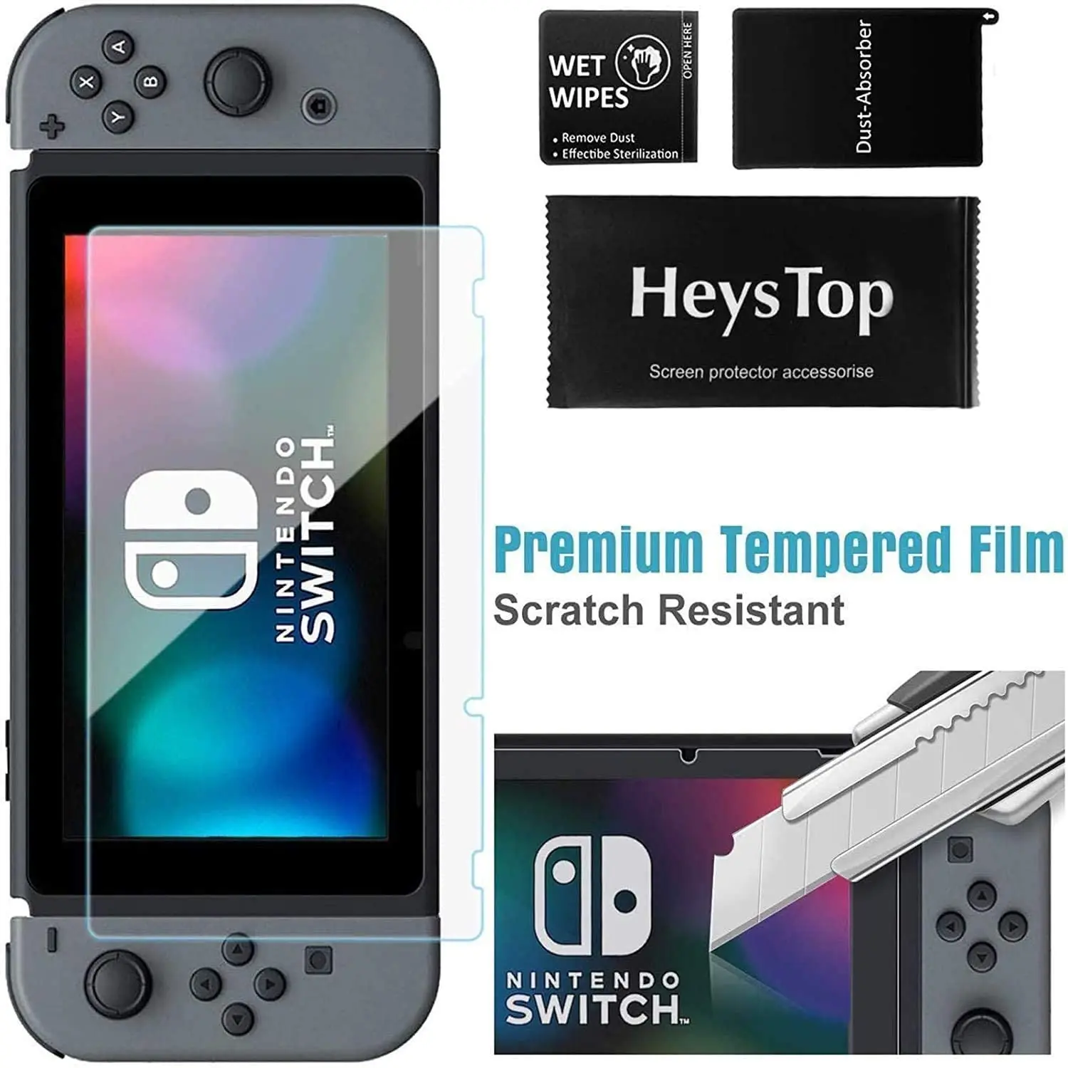 Nintendo Switch ストロベリーケース付き Heystop-Nintendo Switch用9 in 1ケース,アクセサリーキット