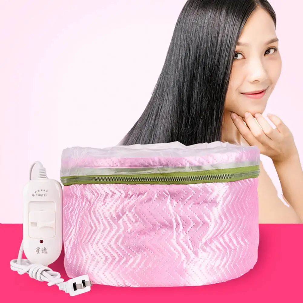 Bright Color Practical Hair Steamer Cap Supplies Nylon Hair Heating Cap