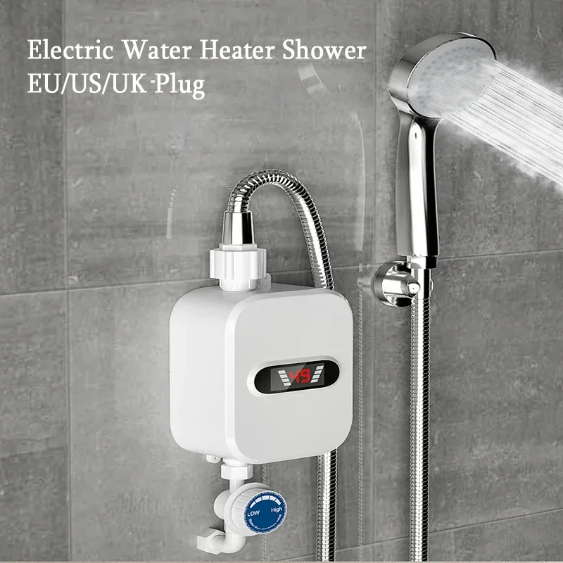 

Electric Water Heater Quick Heat Mini Constant Temperature Instant Heat Shower Without Ground Installation System Integrated Set