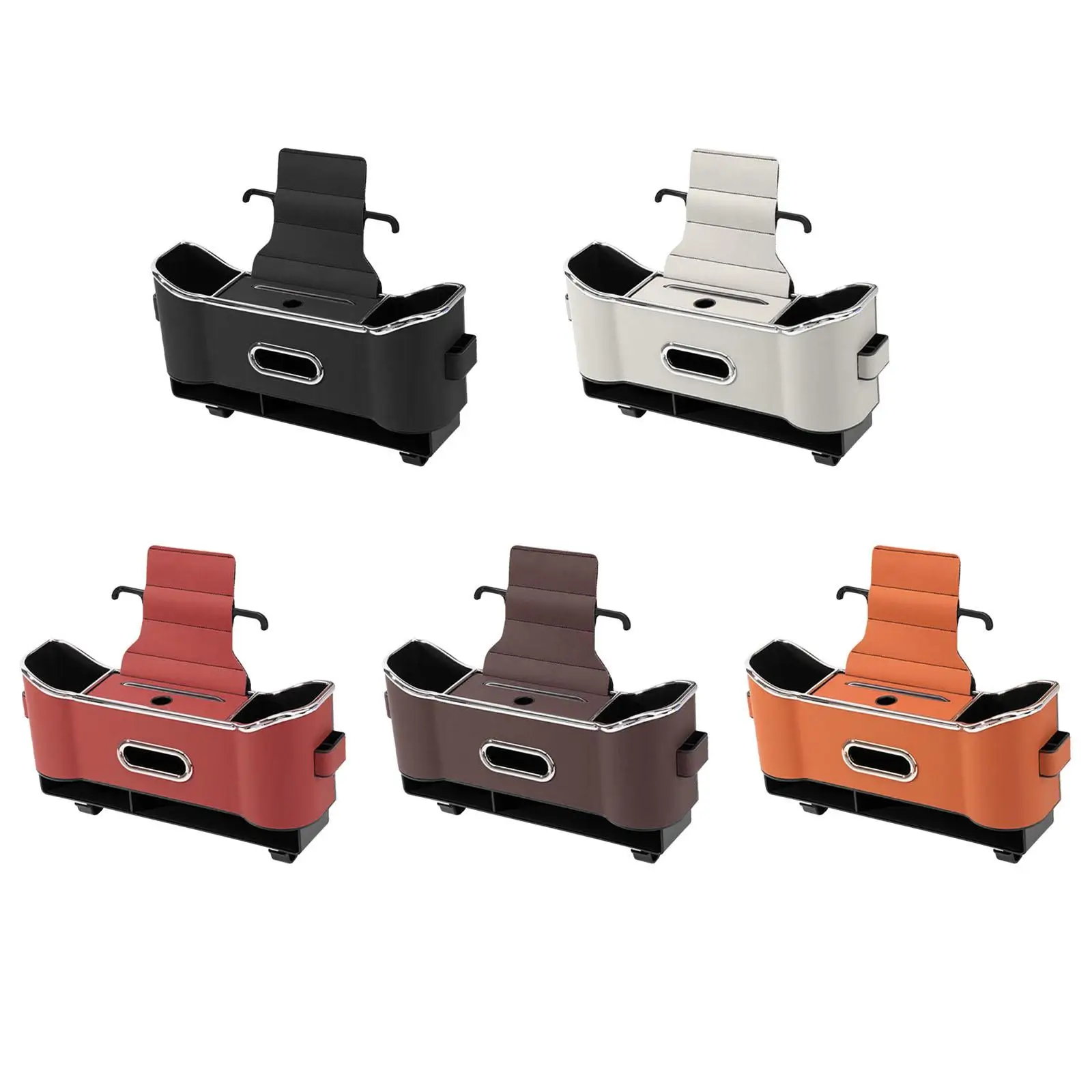 

Back Seat Storage Box Automotive Accessories Seat Back Tissue Holder PU Leather