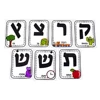 Children Enlightenment Learning Hebrew Letter flashcards for Age 3 to 8 Baby Education Hebrew Language Montessori Alphabet Cards 5