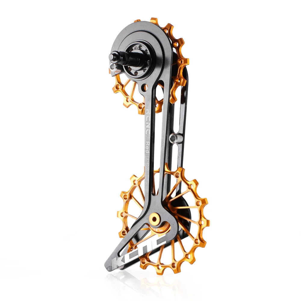 Poulies Et Cage SwishTi Surdimensionnées Pour Sram AXS ETap - Titane/céramique - 83g - NEUF