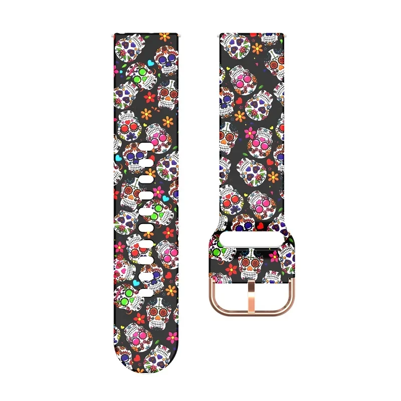 Vibrant Silicone Watch Strap - Soft, Adjustable Band