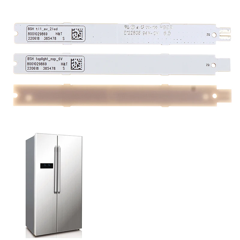 Refrigeration Lighting LED Strip 9001030205 3V For Refrigerator DIY Accessories refrigerator parts