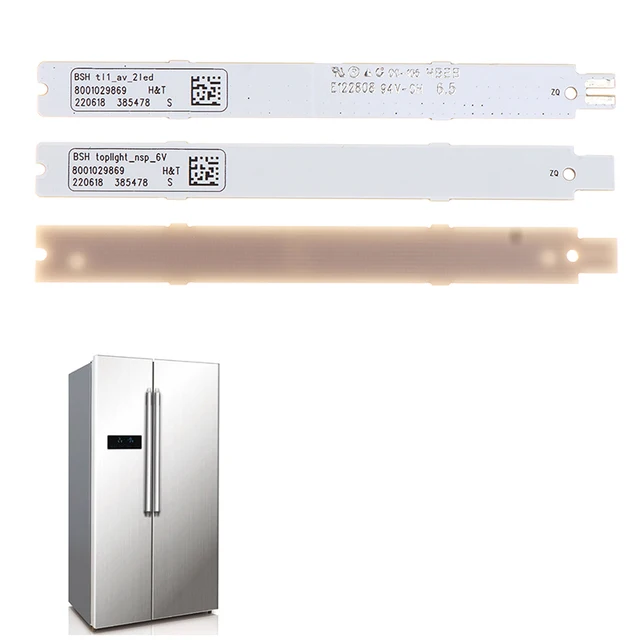 2 Pezzi Barra LED Per Frigorifero Siemens - Sostituzione 3V Compatibile Con BSH 9001030205 - Foto 2