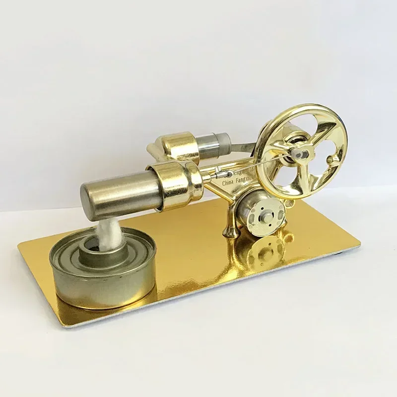 Hot Air Stirling Engine Motor Model Fluid Dynamic Physics Experimental Model Educational Science Toys 5