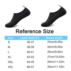 2024 Unisex Quick-Drying Breathable Water Sneakers - Anti-Slip Casual Beach & Swimming Shoes - 36-37 (Black)