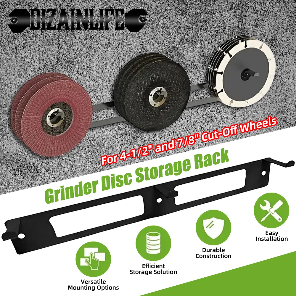 Metal Grinder Disc Storage Rack for 4-1/2