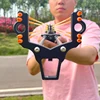 Outdoor Hunting Telescopic Long Rod Slingshot Aviation Aluminum Alloy Laser Aiming Rubber Band Competitive Shooting Competition 6